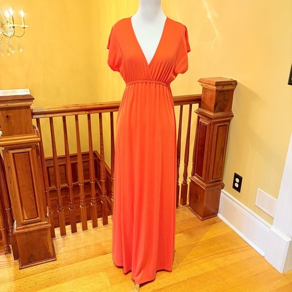 Mossimo Supply Co. Dresses & Skirts - Beachgirl Coastal Coral Maxi Dress Wmn’s XS
